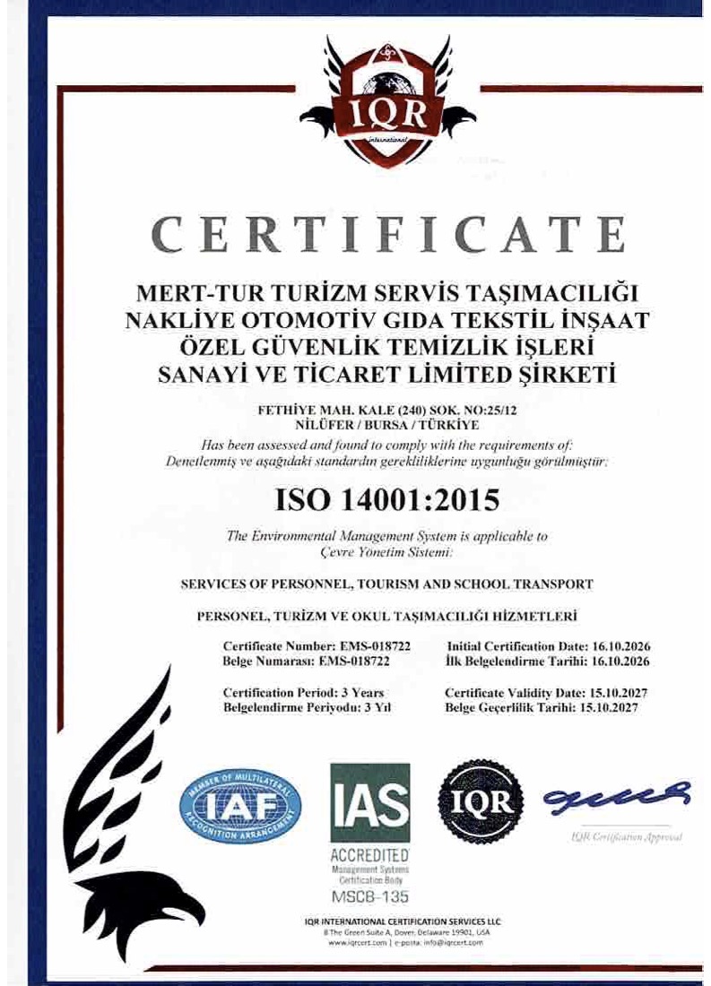 ISO 14001:2015 — Environmental Management System